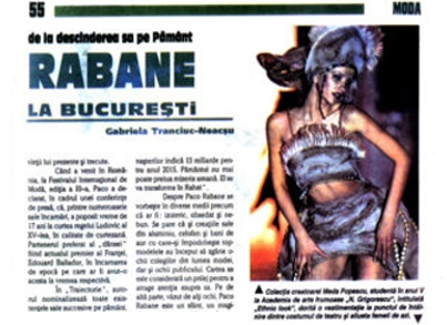 From the collection "Ethnic Look" - newspaper article
